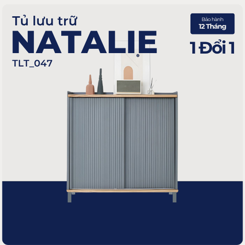 NATALIE, Tủ lưu trữ phong cách tối giản, TLT_047, Dx40x80cm, Nội thất Nhà trên cao