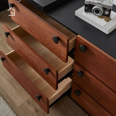 BENI, BLV_021, Bàn làm việc sang trọng hiện đại 6 hộc tủ, 120x40x75cm, MDF phủ sơn 2K, Nội thất Nhà Trên Cao