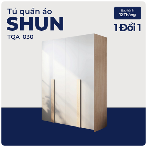 SHUN, Tủ quần áo hiện đại sang trọng, TQA_030, 160x60x200cm, Nội thất Nhà trên cao