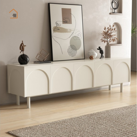 ABIGAL, TTV_026 , Kệ tivi phong cách tối giản, 180x40x55cm, Gỗ MDF phủ sơn 2K, Nội thất Nhà trên cao