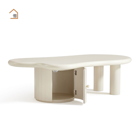 RAMI, BT_009, Bàn trà phòng khách, 105x60x40cm, MDF phủ sơn 2K, Nội thất Nhà trên cao