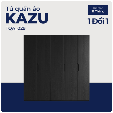 KAZU, Tủ quần áo hiện đại sang trọng, TQA_029, 200x60x200cm, Nội thất Nhà trên cao