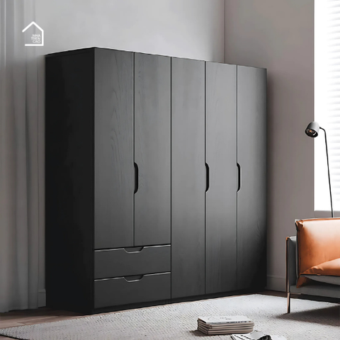 KAZU, TQA_029, Tủ quần áo hiện đại sang trọng, 200x60x200cm, Nội thất Nhà trên cao