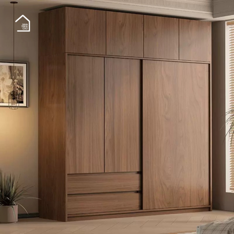 ZOE, TQA_041, Tủ quần áo hiện đại sang trọng, 160x60x200cm, Nội thất Nhà trên cao