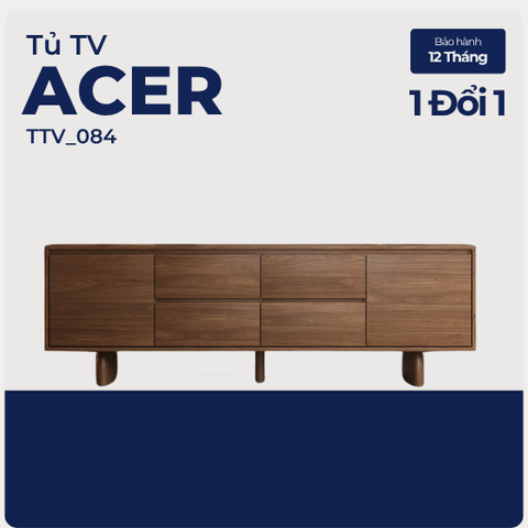 ACER, Kệ tivi phong cách hiện đại - đa năng,TTV_084, 180x40x50cm, Nội thất Nhà Trên Cao