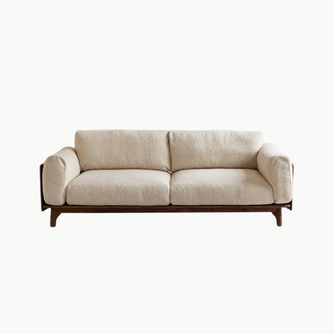 HONA, SFB_001, sofa băng phong cách Japandi thanh lịch, chiều dàix97x80, Plywood phủ Veneer, Nội thất Nhà Trên Cao