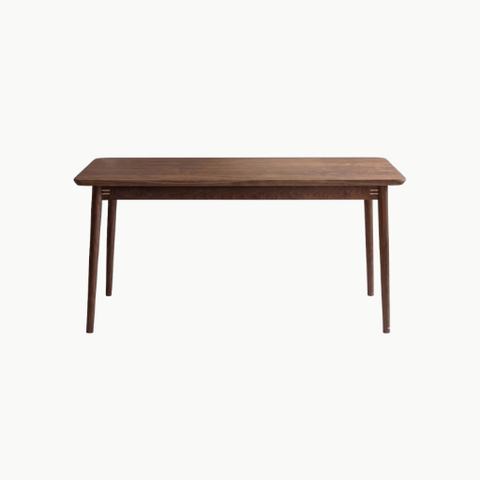 HONA, BA_002, bàn ăn gia đình phong cách Japandi thanh lịch, 160x80x76cm, Plywood phủ veneer, Nội thất Nhà trên cao