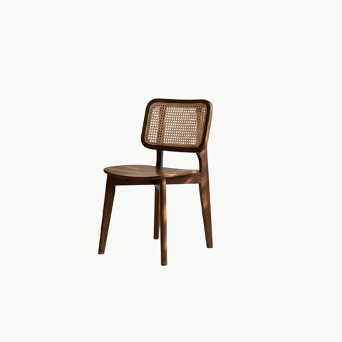 SOLIN, GD_004, ghế đơn tiện ích phong cách Mid-century, 47x50x85cm, Plywood phủ veneer, Nội thất Nhà trên cao