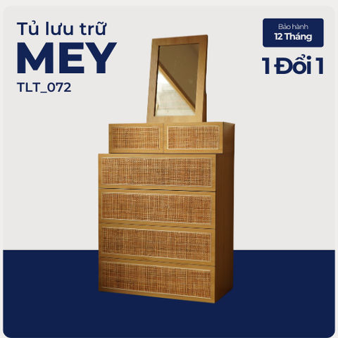 MEY, Tủ lưu trữ thanh lịch sang trọng nhiều ngăn lưu trữ, TLT_072, 80x40x170cm, Nội thất Nhà trên cao
