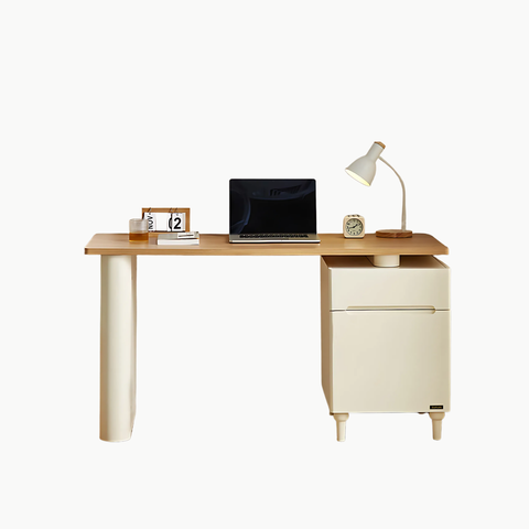 BERTHA, BLV_017, Bàn làm việc sang trọng thanh lịch, 140x60x75cm, MDF phủ sơn 2K, Nội thất Nhà Trên Cao