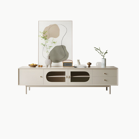 CYRUS, TTV_041, Kệ tivi phối kính, đa năng, 180x40x55cm, MDF phủ sơn 2K, Nội thất Nhà Trên Cao