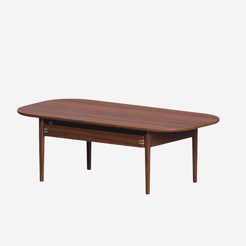 HONA, BT_013, Bàn trà phong cách sang trọng, 100x50x40cm, Plywood phủ veneer, Nội thất Nhà trên cao