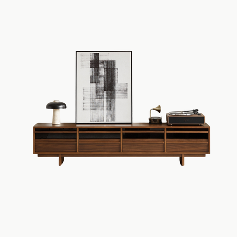 LINEA,TTV_093, Tủ TV Thanh Lịch Nhiều Ngăn,  180x40x50cm, Gỗ Plywood Phủ Veneer, Nội Thất Nhà Trên Cao