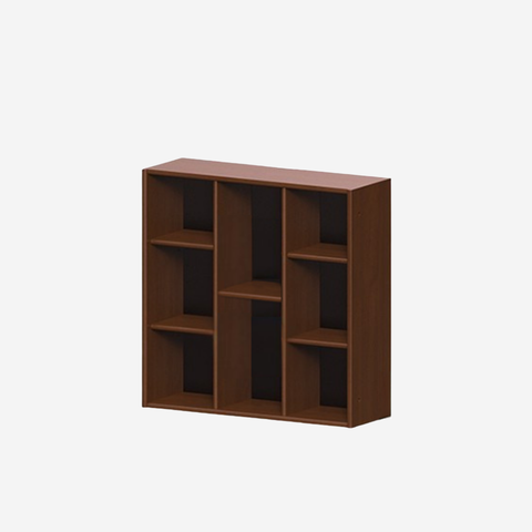 SOLIN, KS_011, Kệ sách phong cách sang trọng thanh lịch, 80x40x80cm, Plywood phủ veneer, Nội thất Nhà trên cao