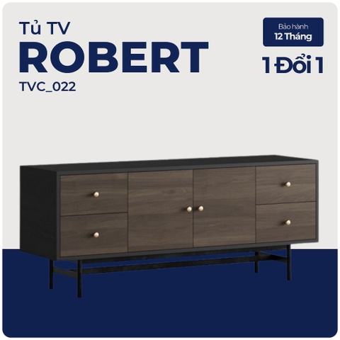 ROBERT, Kệ tivi, kệ để đồ, TVC_022, 140x40x58cm, Nội thất Nhà trên cao