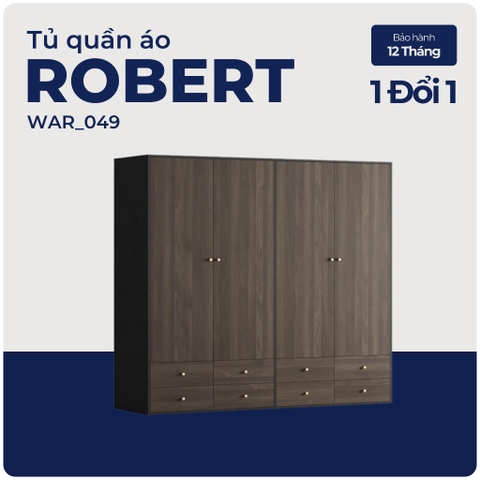 ROBERT, Tủ quần áo , tủ lưu trữ, WAR_049, 200x59x180cm, Nội thất Nhà trên cao