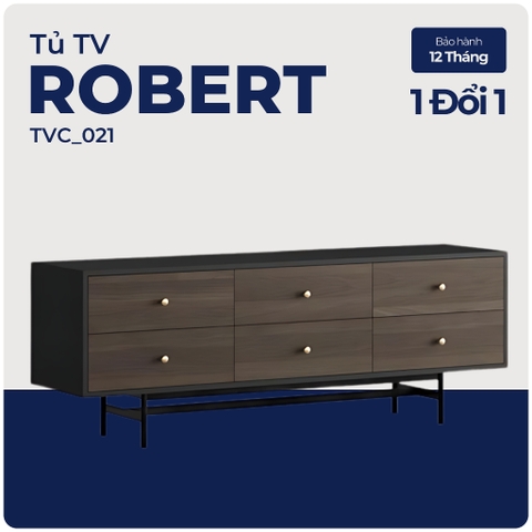ROBERT, Kệ tivi, kệ để đồ, TVC_021, 160x40x58cm, Nội thất Nhà trên cao