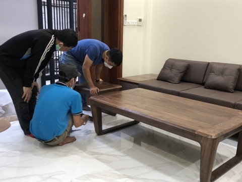 CÔNG TRÌNH GỖ ÓC CHÓ TẠI TÔN ĐỨC THẮNG