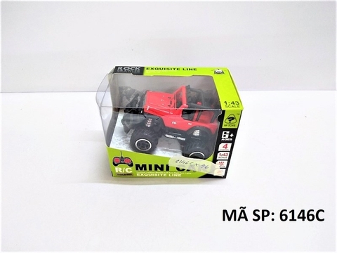 6146C HỘP XE HƠI JEEP ĐK 7 Đ.TÁC ĐÈN TL 1:43 R/C (Mini Car) 6146