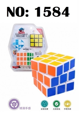 1584 VĨ ÉP RUBIC 3 CỤC 3X3 3 HÀNG, RẮN TIM