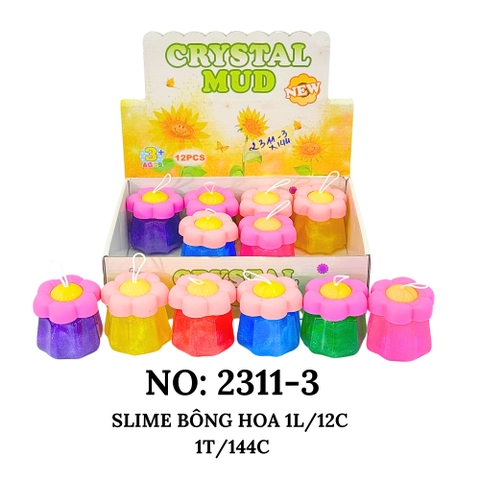 LTKCY2311-3 SLIME BÔNG HOA 1T/144C