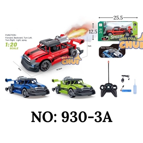 930-3A HỘP XE BÁN TẢI ĐK 7 Đ.TÁC, CÓ SẠC, PHUN KHÓI TL 1:20 Speed KM660-1-KM660-6