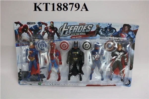 KT18879A VĨ SN 5T ĐỦ MẪU+ 4C KHIÊN +1C B_ SUPER HEROES