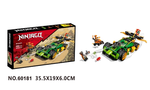 60181  HỘP LOGO RÁP HƠI ĐUA NINJAGO 292 MIẾNG