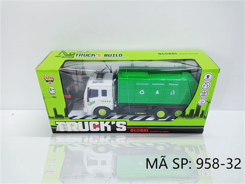 958-32 HỘP XE CT HỐT RÁC ĐK 7 Đ.TÁC ĐÈN, KHÔNG SẠC Truck