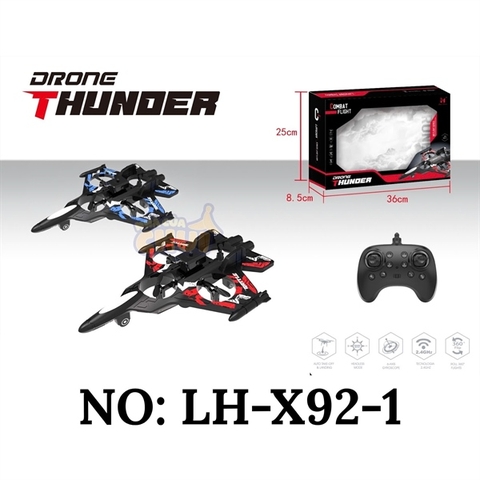 KTLH-X92-1 HỘP MÁY BAY DRONE ĐK TRÊN KHÔNG + KHÔNG CÓ CAMERA DRONE THUNDER 25X8.5X36 LH-X92-1, LH-X92-3