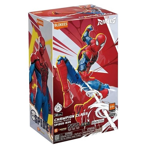 Mô hình - Marvel - Rivals-Champion Class 06 - Spider man - Blokees - EM12
