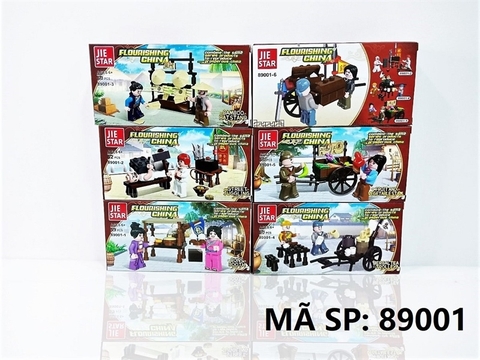 89001 HỘP LOGO RÁP PHỐ CỔ TRUNG HOA (CHỢ) 6C Flourishing China (JIE STAR)