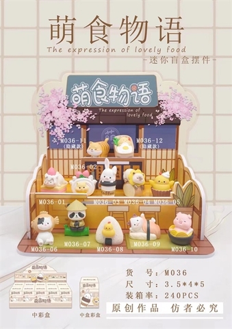 M036 HỘP BLINDBOX THIÊN ĐƯỜNG THỨC ĂN 1L/10 1T/240