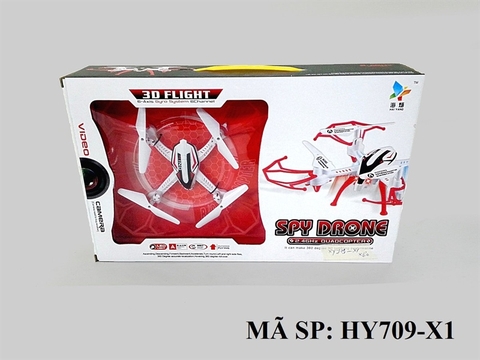 HY709-X1 HỘP MÁY BAY DRONE ĐK TRÊN KHÔNG, 4 CÁNH QUẠT, ĐÈN 3D, CÓ SẠC USB HY709-X11C