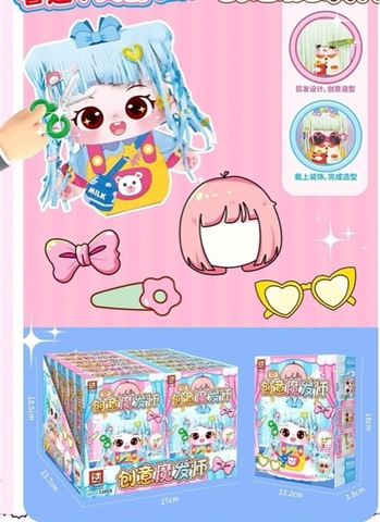 HỘP HÌNH DÁN CẮT TÓC 661025 1L/12H