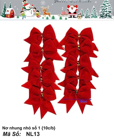 Nơ nhung nhỏ số 1