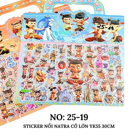 STICKER NỔI NATRA CỠ LỚN YK55 30CM