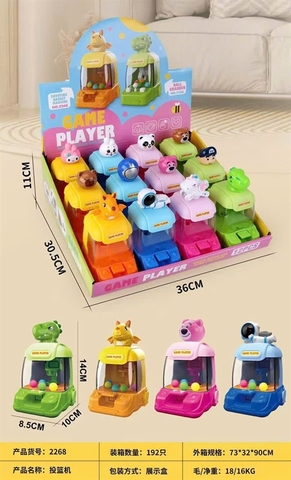 2168 LỐC MÁY GAME GẮP BANH 1L/12C 2268