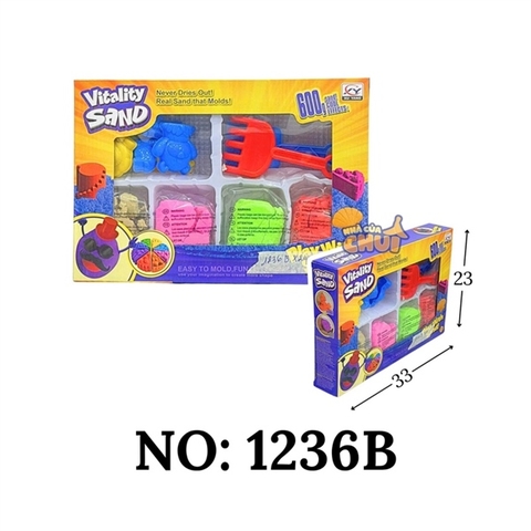 1236B HỘP ĐẤT SÉT CÁT NẶN THÚ + CÀO, XÚC (NGỰA, GẤU) 1904