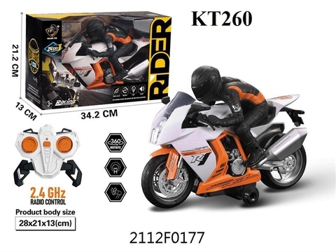 KT260 HỘP MOTO ĐK CÓ NGƯỜI, KHÔNG SẠC RACING 34.2X13X21.2