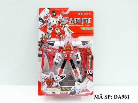 DA961 VĨ RÁP ROBO BIẾN HÌNH MÁY BAY