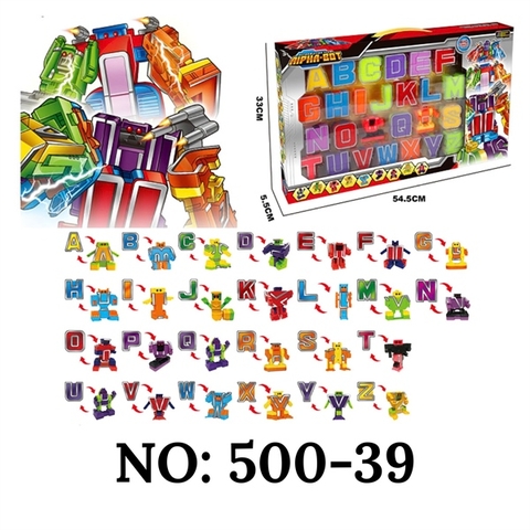 500-39 HỘP RÁP ROBO BIẾN HÌNH CHỮ CÁI