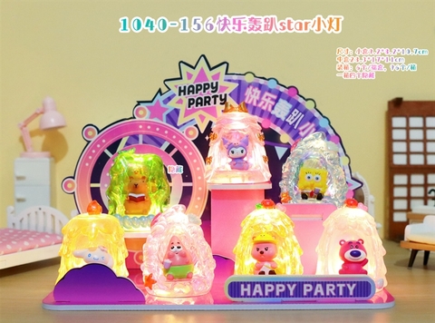 1040-156 HỘP BLINDBOX HOẠT HÌNH ĐỦ MẪU ÁNH SAO NHỎ 1L/6 1T/96