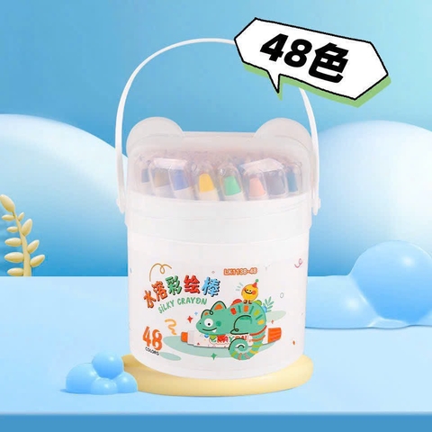 HỘP BÚT SÁP LỤA SILKY CRAYON 48 MÀU LK1138-48