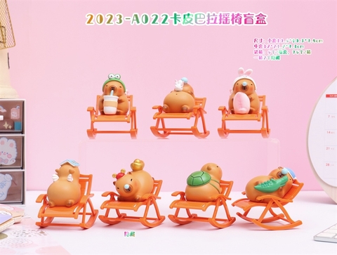 2023-A022 HỘP BLINDBOX CAPYBARA NGỒI GHẾ 1L/6 1T/96