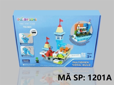 1201A HỘP LOGO RÁP NHÀ CẦU TRƯỢT BANH 103 MIẾNG Spring Flower