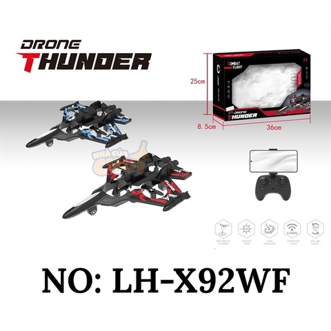 KTLH-X92WF HỘP MÁY BAY DRONE ĐK TRÊN KHÔNG + CAMERA DRONE THUNDER 25X8.5X36