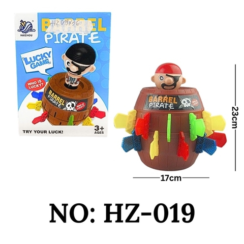 HZ019 HỘP ĐÂM HẢI TẶC 1 MẮT (Barrel Pirate) HZ-019
