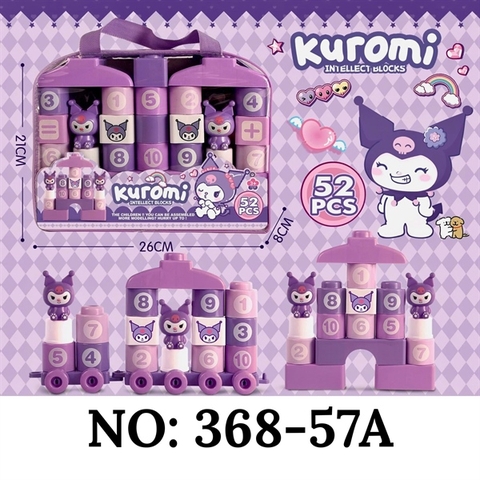 KT368-57A TÚI RÁP GIỎ XÁCH KUROMI 52 MIẾNG 21X26X8