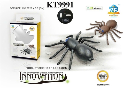 KT9991 HỘP THÚ NHỆN ĐK KHÔNG SẠC INNOVATION (THÚ ĐK) (2 MÀU) 15.2X23X5.3